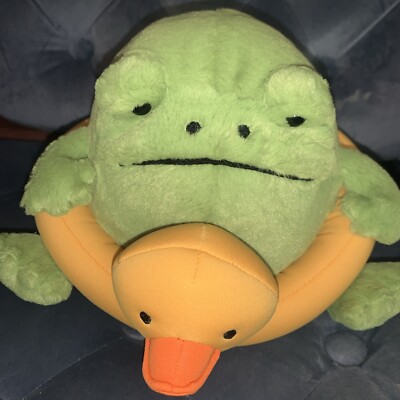 Jellycat Ricky Regenfrosch mit Gummiring Brandneu mit Etikett Neu Sommerversion     Retired