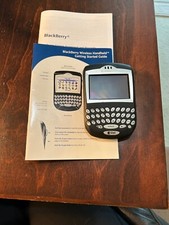 BLACKBERRY 7250/Wireless Handheld PHONE WITH CLIP, all books included. Black.