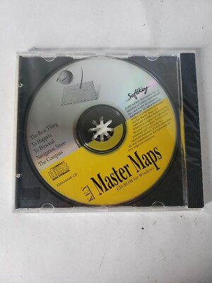 Key Master Maps - Softkey - Factory Sealed   1- CD Case