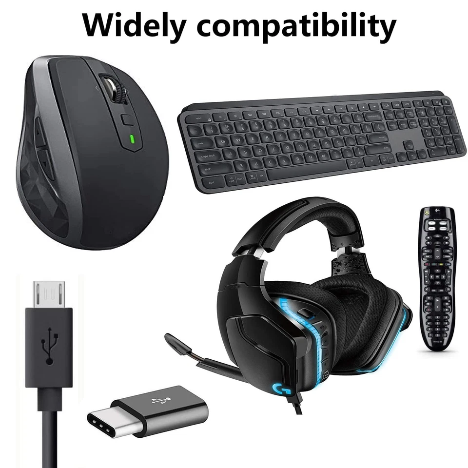 4-Pack Micro USB Cables – 3FT, High-Speed Data Sync Samsung, PS4, Xbox, Android Foto 4 de 4