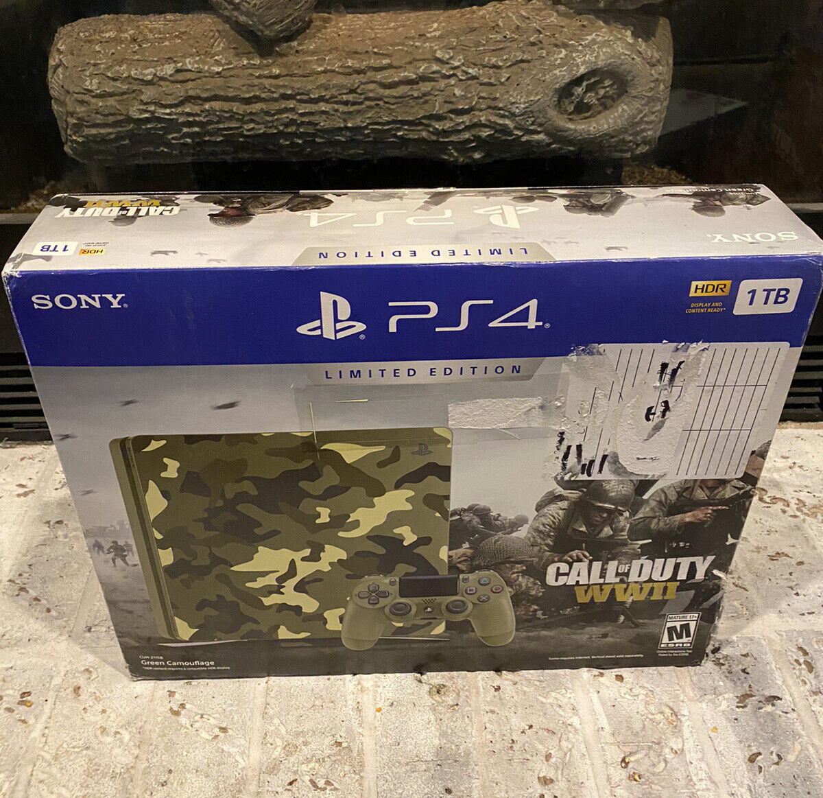 WWII LIMITED EDITION CONSOLE UNBOXING (PS4 1Tb Slim) Call of Duty WW2  Gameplay 