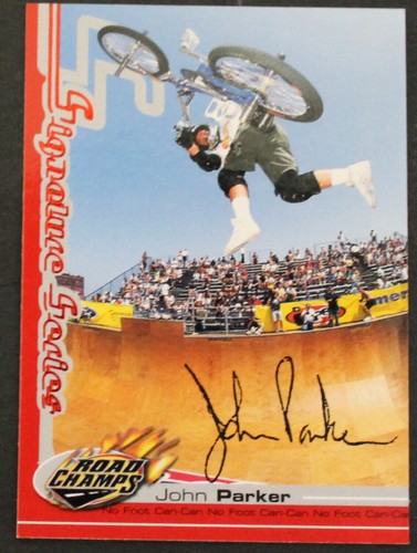 2000 AXS Road Champs JOHN PARKER BMX Cycling Card - Signature Series