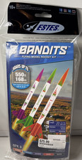 Estes 3 Bandits Flying Model Rocket Kit 10.8 to 11.1 inch 2435