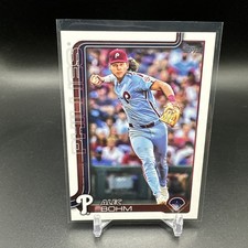2025 TOPPS SERIES 1 CARD #7 Alec Bohm PHILADELPHIA PHILLIES