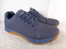 NOBULL SuperFabric Trainer Crossfit Shoe Mens 10 Womens 11.5 Navy Blue Gum Sole