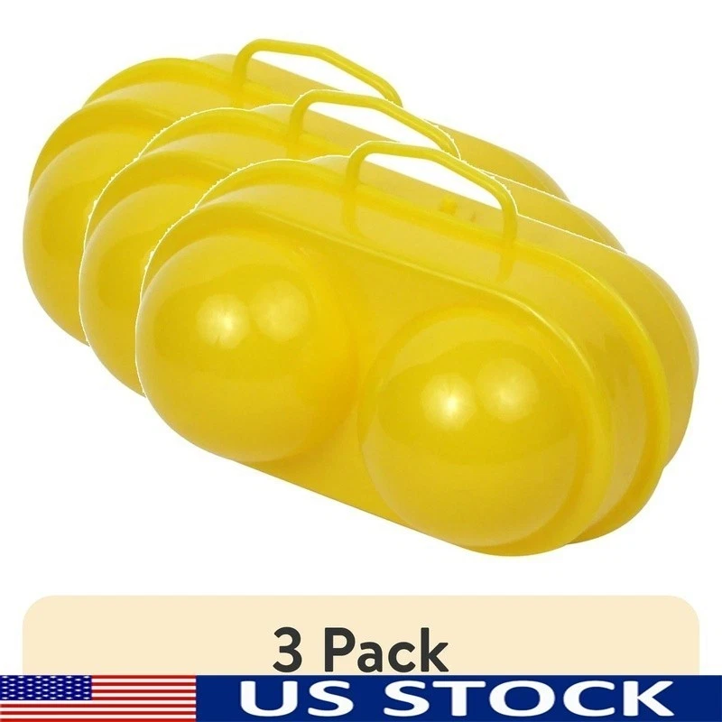 Durable Unbreakable Plastic Egg Holder W/ Molded Handle Travel Camping Picnic US