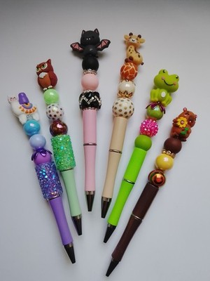 Lili klein Kuli Kugelschreiber Perlen Stift Mädchen Junge Geschenk DIY