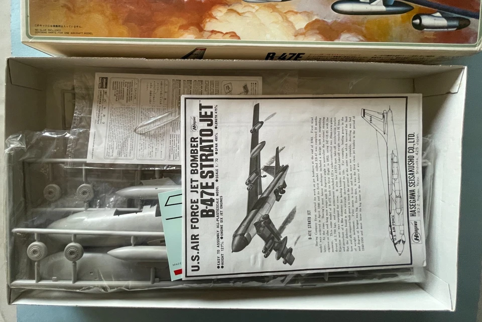 HASEGAWA #K7 1/72 BOEING B-47E STRATOJET early 6-jet USAF Cold War bomber NORSRV - Image 2 of 4