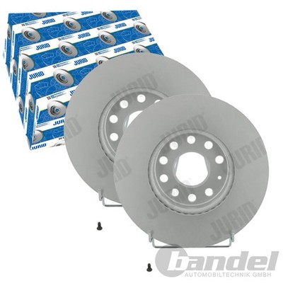 2X JURID BREMSSCHEIBEN VORNE 288mm BELÜFTET PASSEND FÜR AUDI A3 Q2 SEAT ALTEA