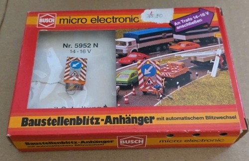 Remolque flash Busch N 5952 obra NUEVO SIN MONTAR con embalaje original  | Zustand: Neu