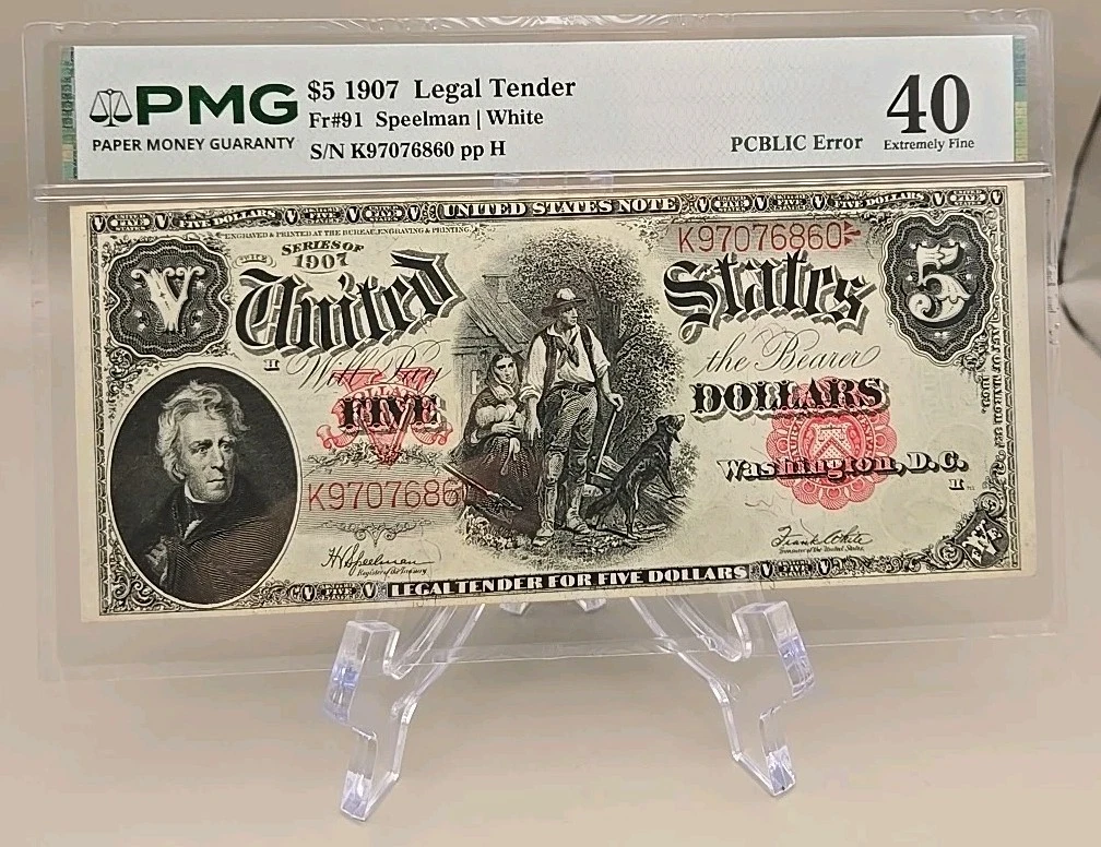 $5 1907 Year United States Large Size Notes for sale | eBay