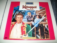 KIDNAPPED Laserdisc LD EXCELLENT CONDITION WALT DISNEY VERY RARE GREAT FILM