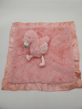 Cloud Island Pink Flamingo Lovey Security Blanket Plush Baby Target Satin Trim