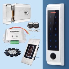 HOMSECUR IP66 APP WIFI Fingerprint Access Control Set Electric Lock with keys