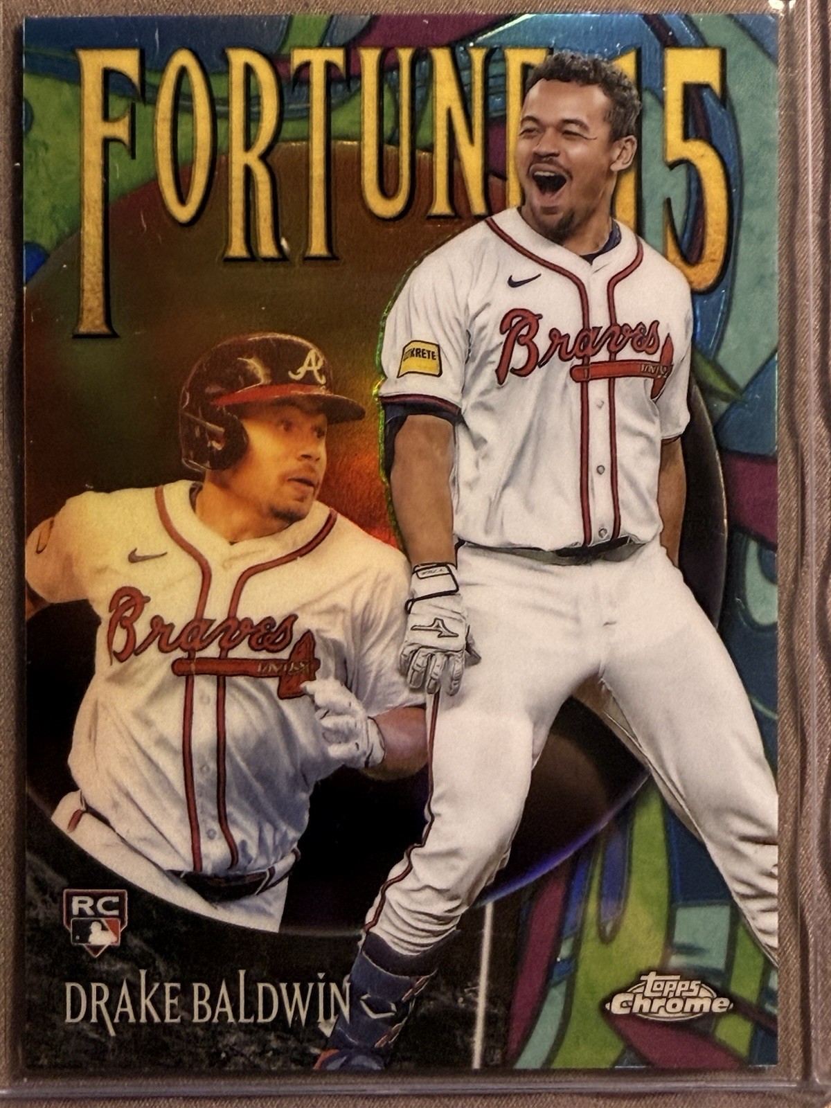 2025 Topps Chrome Update Fortune 15— Drake Baldwin (RC) #F15-19