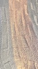 Hand Knit Afghan Lap Baby Blanket, 30” x 30”, Washable, New, pink/blue stripes — photo 2