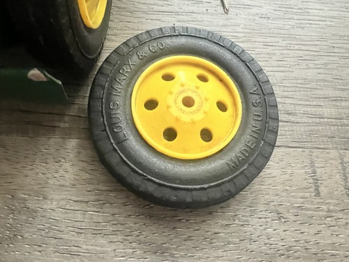50er Jahre MARX WILLY'S JEEP PRESSSTAHL Vintage sehr gepflegt! Extra Rad inklusive - Bild 5 von 13