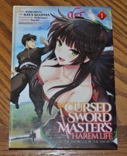 comics 1st print Cursed Sword Master’s Harem Life vol 1 Seven Seas pbk Manga NM