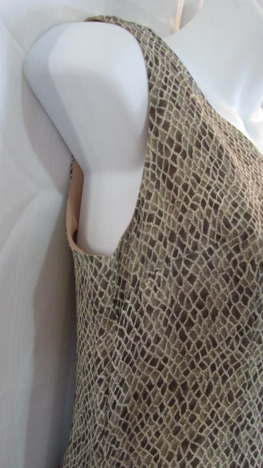 VETEMENTS Abito tubino smanicato vintage Petite Sophisticate foderato aderente taglia 4