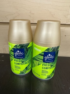 2 Pack - Glade Automatic Spray Air Freshener Refills, Fresh Confidence, 6.2 oz