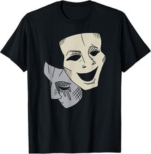 Comedy Tragedy Masks Theater Drama Club T-Shirt - Limited Edition, Made in USA