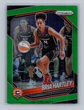 2025 Panini Prizm WNBA #86 Bria Hartley Green Prizms