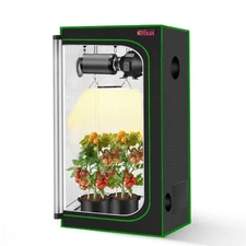 ATOUR 32”x32”x63” Grow Tent, Reflective 600D Mylar,Hydroponic Grow Tent with ...