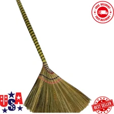 One Vietnamese Soft Fan (Straw) Broom – 40 Inch Traditional Handcrafted