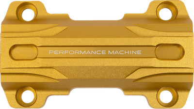 PERFORMANCE MACHINE (PM) - Adapter Gauge Relocation Kit Gold Ops | 0208-2196-SMG