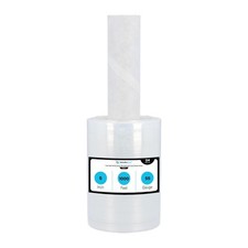 24 Rolls 55 Gauge Packing Down Gauge Extended Core Stretch Wrap 5" x 1000' Clear