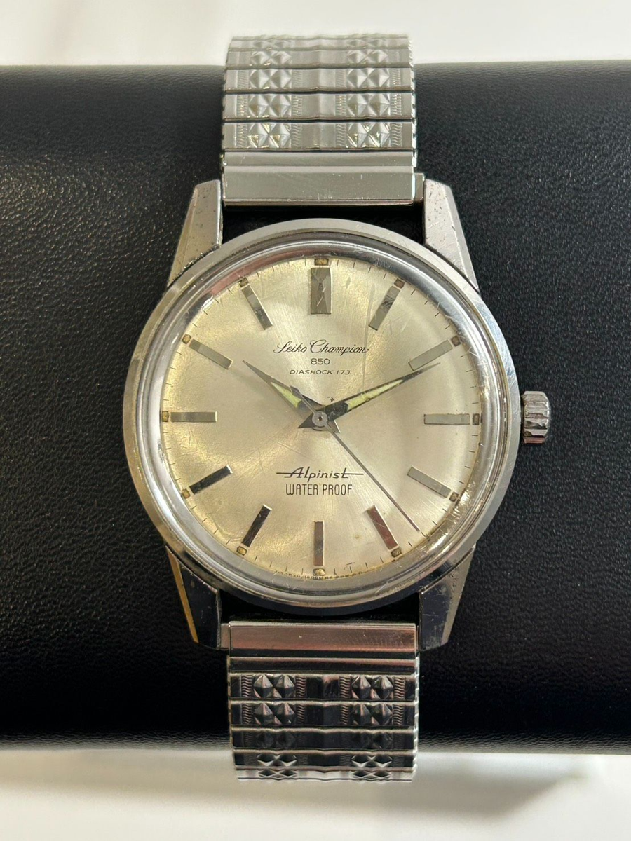 時計 SEIKO Champion 850 Alpinist 1960 Vintage Seiko Champion 850 Alpinist Watch Vintage 1960s Manual Wind Rare
