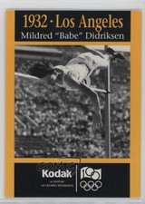 1995 Kodak A Century of Olympic Excellence Babe Didrikson Zaharias 0q3