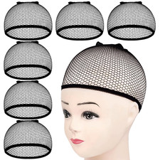6PCS Wig Cap Non Slip, Black Mesh Net Wig Cap...