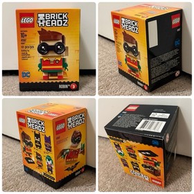 Lego Brickheadz Marvel DC 41585 41587 41588 41589 41590 41592 41604 (Lot Of 7)