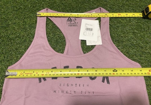 Reebok Womens Workout Gym lilac Tank Vest Top Small GS OPP Reebok Racer back New - Picture 12 of 19