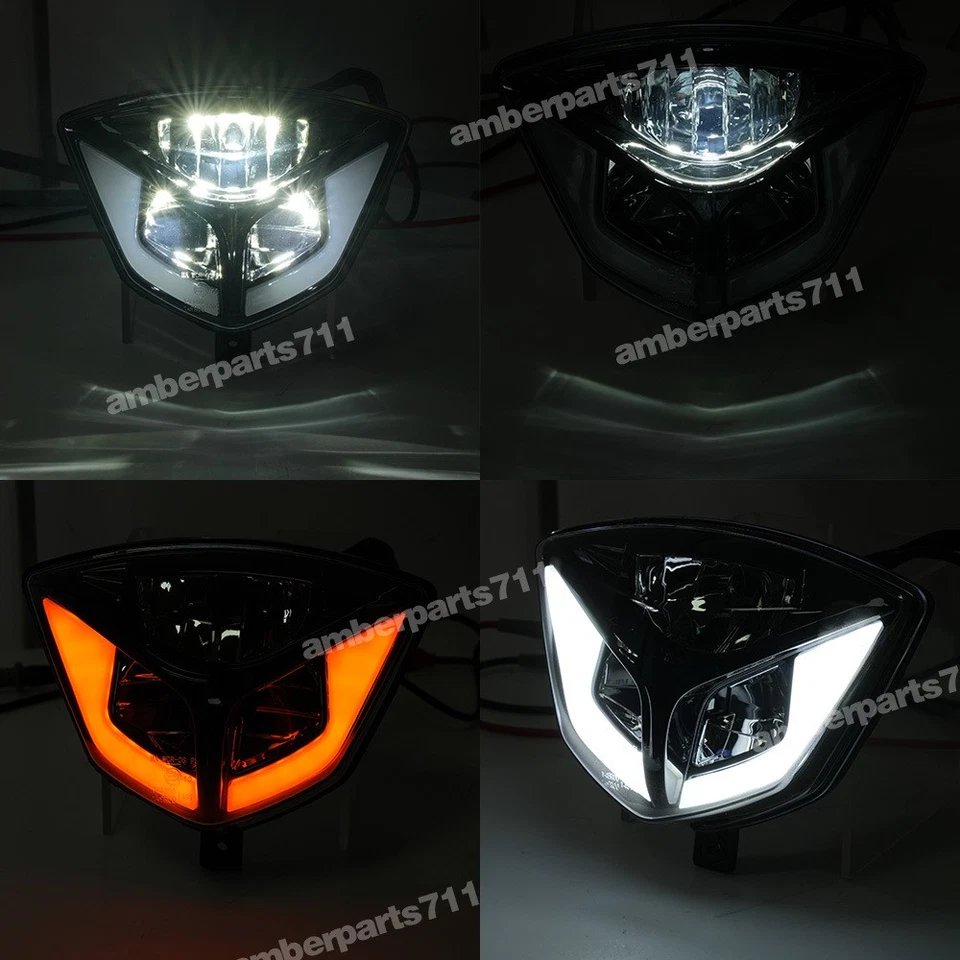 For Husaberg FE 250 350 450 TE 125 250 300 09- 14 LED Headlight Head lamp w/ DRL - Image 3 of 4