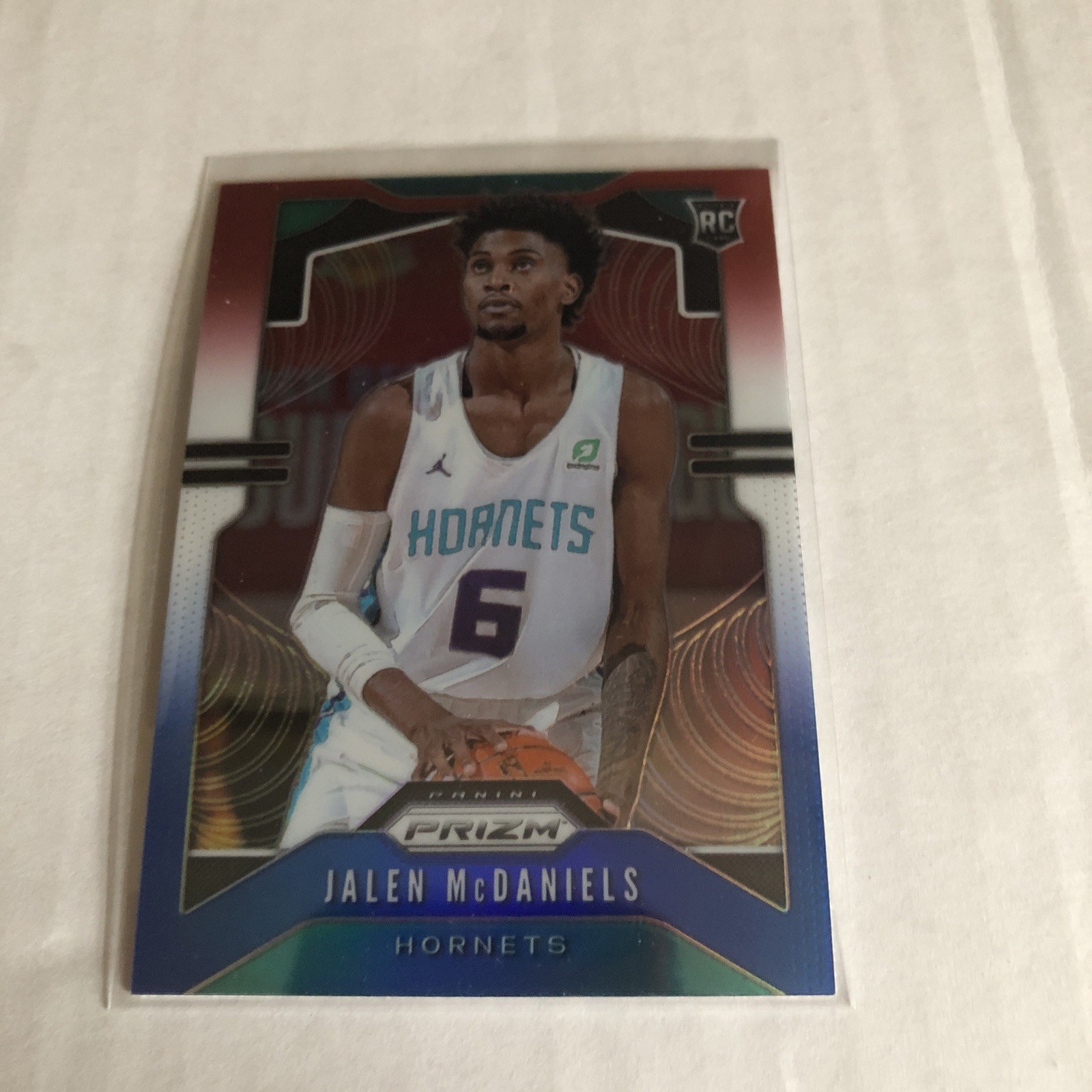 2019-20 Panini Prizm Jalen McDaniels Rookie Red White Blue PRIZM RC WHC1