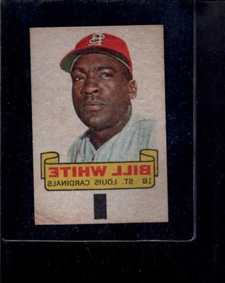 1966 Topps Rub-Offs #97 Bill White   EXMT/EXMT+ X3681587