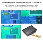 GameBoy Advance SP: 3.0 Inch Drop In 720480 Laminated Display Kit (Hispeedido)