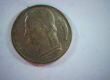 Belgium 1967 5 Francs Belgium 5 Francs (King Baudouin I; bilingual legend) Coin