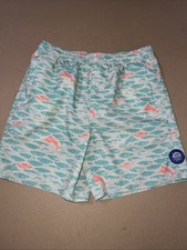 Aftco Youth Large Swim Shorts Mesh Lined Pockets Drawstring Elastic Waist