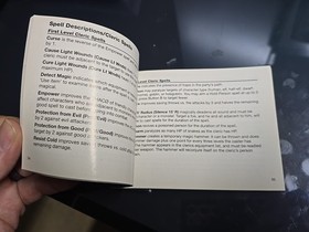 Advanced D&D Pool of Radiance Nintendo NES Instruction Manual Booklet ONLY