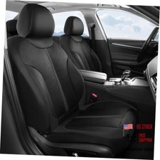 Seat Covers, Car Seat Covers Front Seat Seat Covers for Cars 2 Frontpair Black