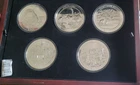 2014 America The Beautiful 5oz coin set - All 5 coins W/ wood case