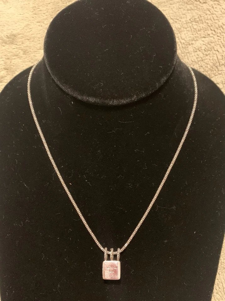 Lori Bonn Sterling Silver Amethyst Pendant & Necklace 18β, 6.5 gm - Image 2 of 4