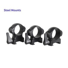 25.4mm Scope Rings QD Quick Release Steel Low Medium High Profile Clamp