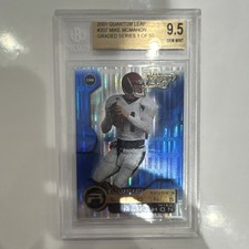 Leaf 2001 Quantum Leaf Mike McMahon #207 Graded BCCG Serial Numbered Lions NFL