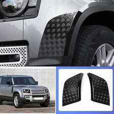 Glossy Black Front Bumper Anti-scratch Plate For Land Rover Defender 2020-2023
