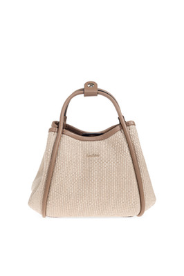 MAX MARA Marine Small Brown Top Handle Bag New