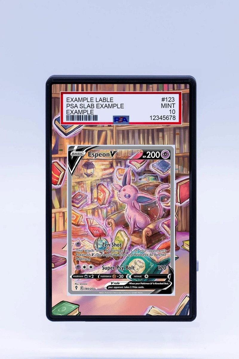 Espeon V 180/203 Evolving Skies Pokemon Extended Artwork For PSA